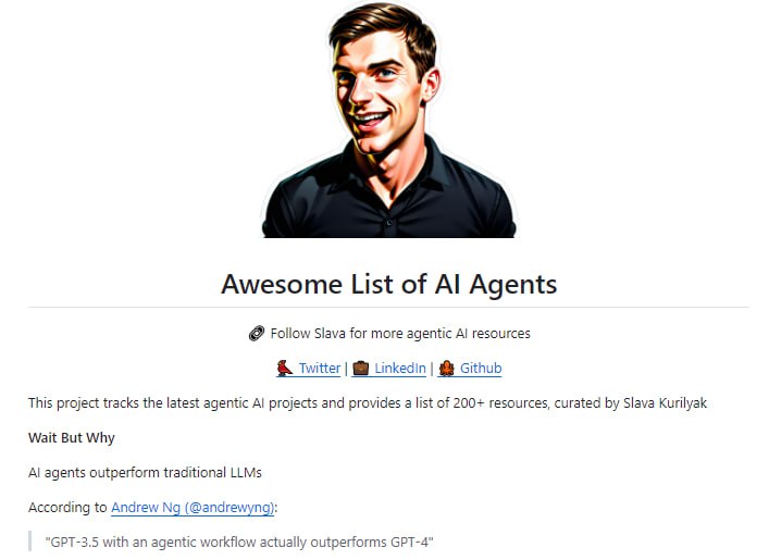 AI Agent项目精选导航:200+权威资源库