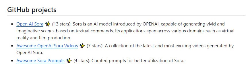 OpenAI Sora 相关资源精选列表