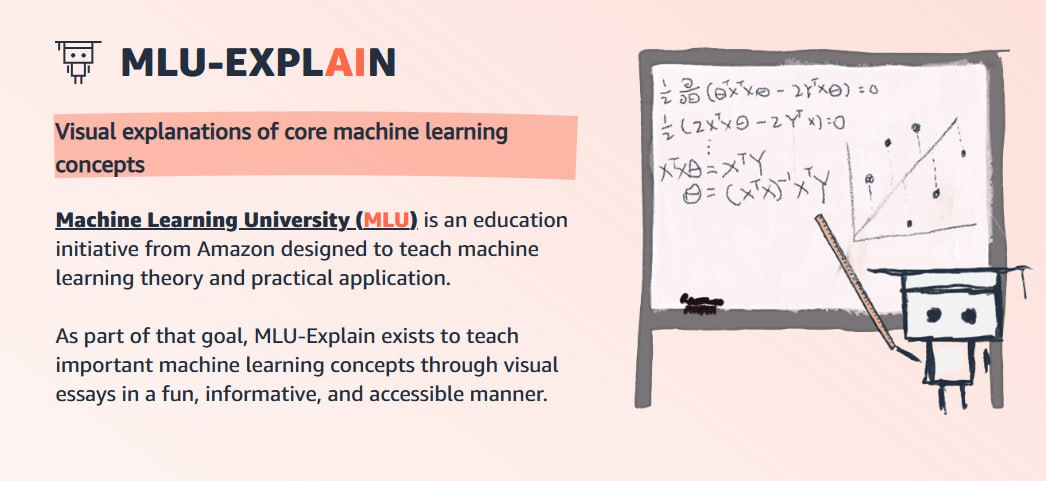 亚马逊推出交互式机器学习教学平台 MLU-EXPLAIN