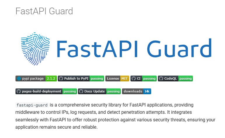 FastAPI 安全防护神器 全方位守护你的 API