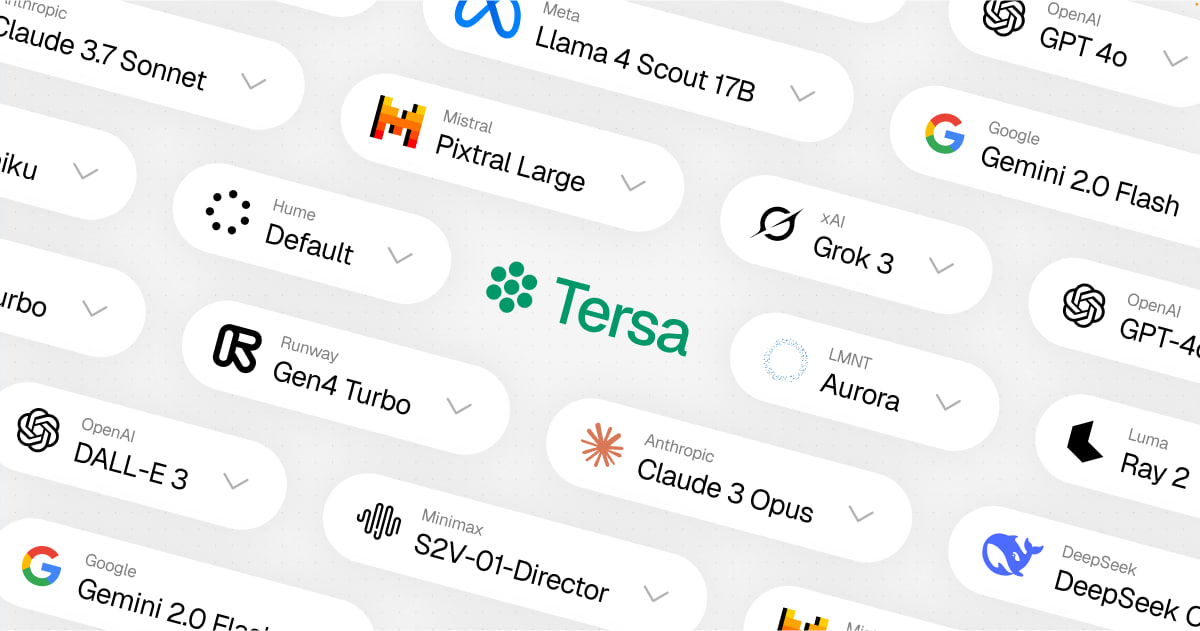 AI 工作流神器 Tersa 让创意触手可及