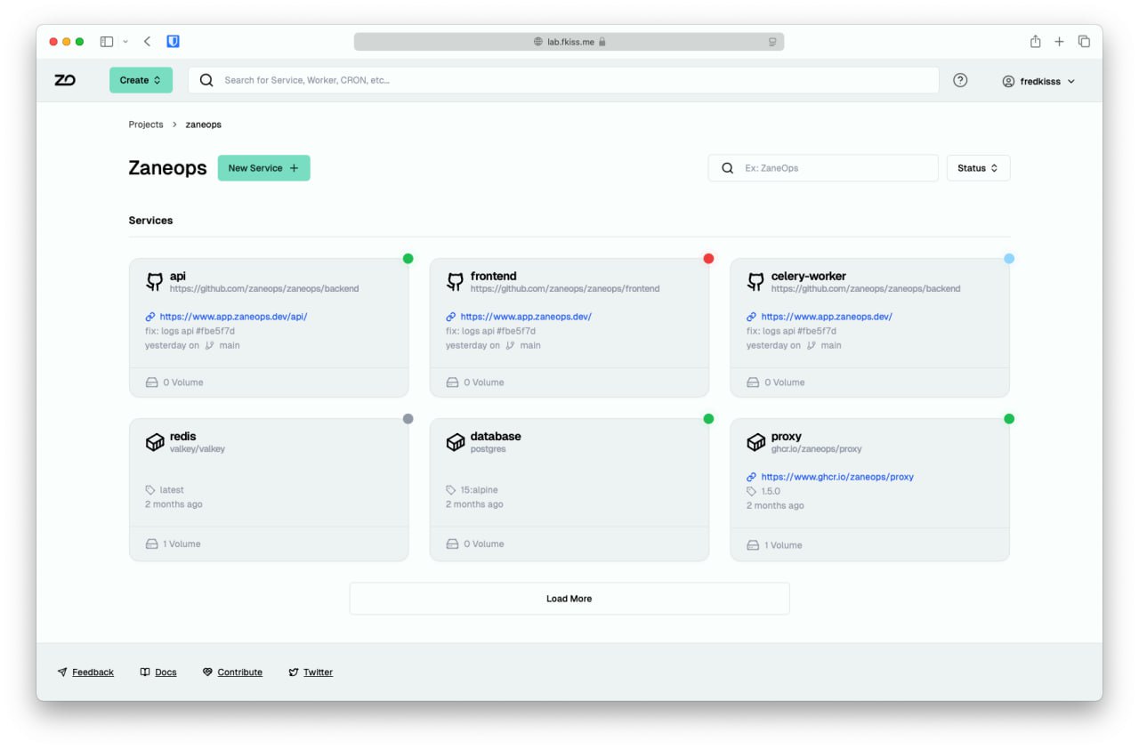 ZaneOps 自托管平台 轻松部署 替代 Heroku