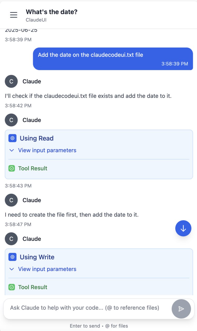 Claude Code UI 让 AI 编程体验飞升