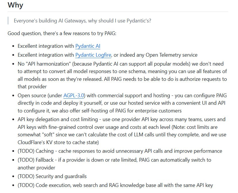 Pydantic AI Gateway 开源 AI 网关