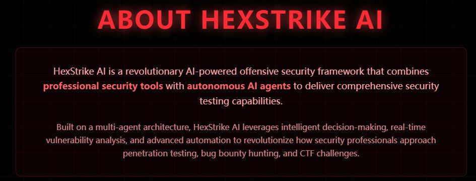 HexStrike AI 平台界面