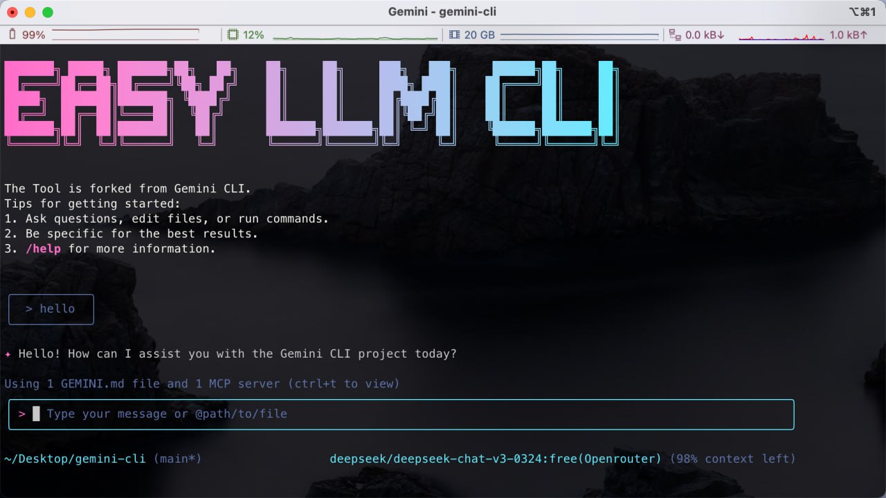 Easy LLM CLI：开源 AI 命令行工具