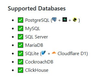 数据库图表示例