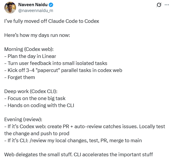 Codex 高效开发 双端工作流解析