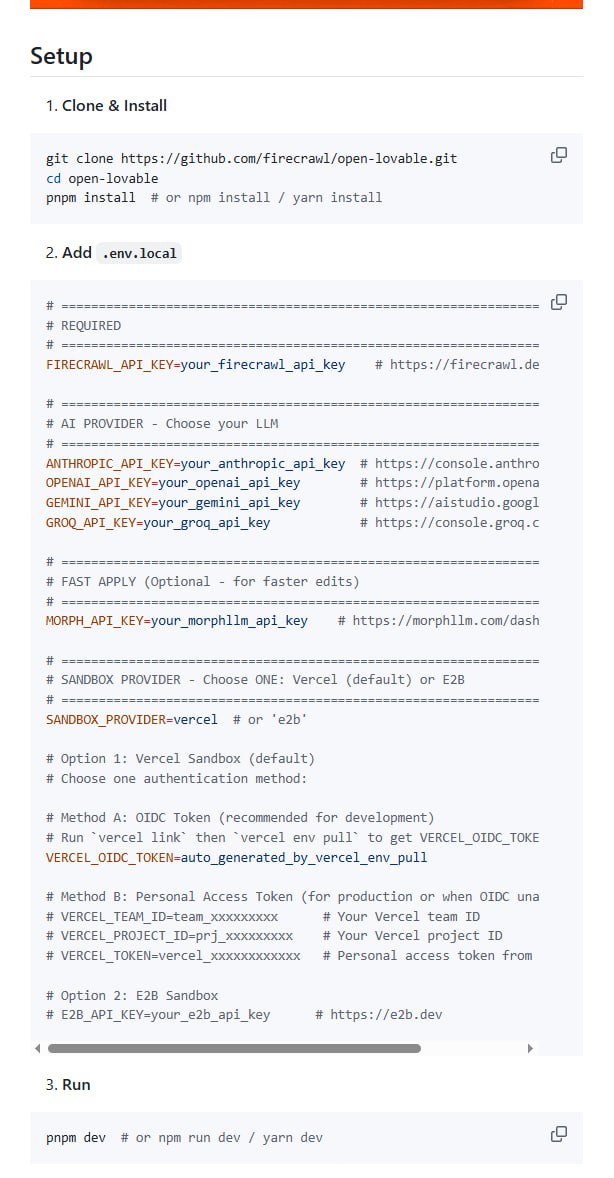 Open Lovable 秒级克隆 React 应用