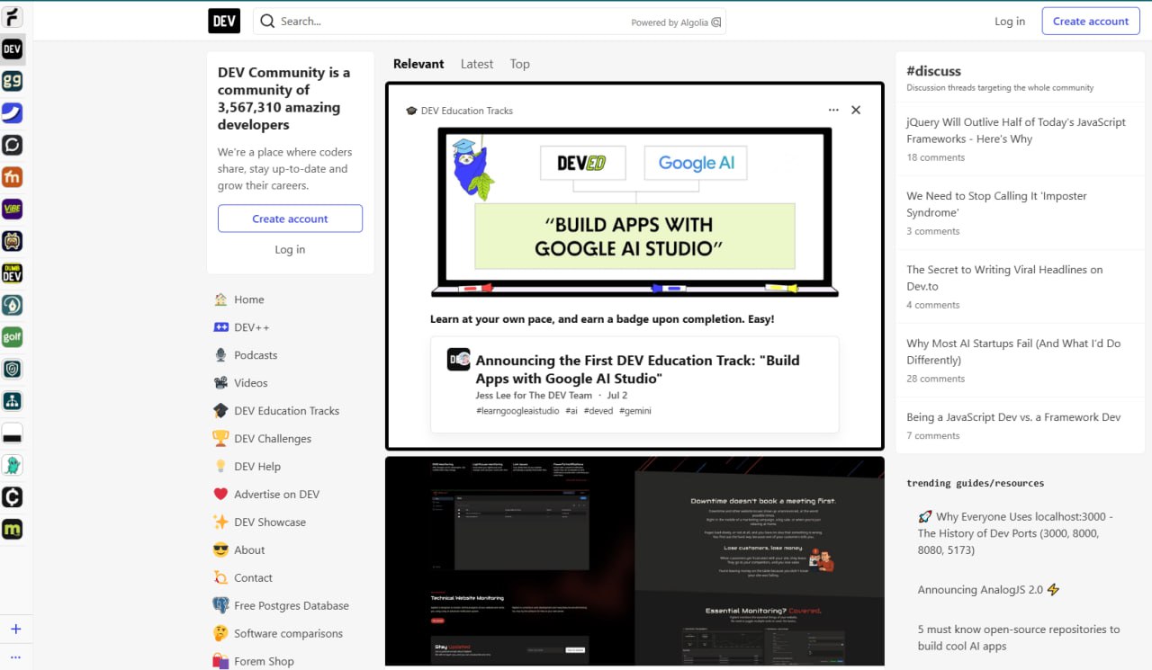海外技术社区指南 精选 7 大优质平台