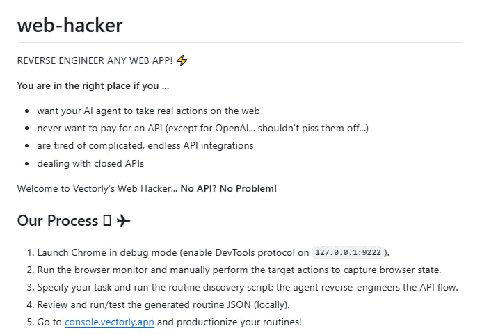 Web Hacker 逆向工程 网页自动化 AI 代理